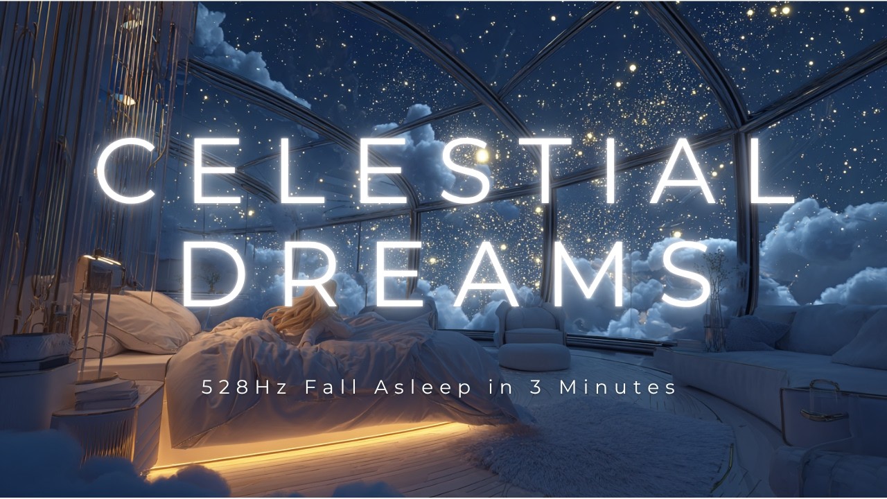 Глубокий сон 528 Гц под звездами ✨ Вегетативная нервная система и фокус
