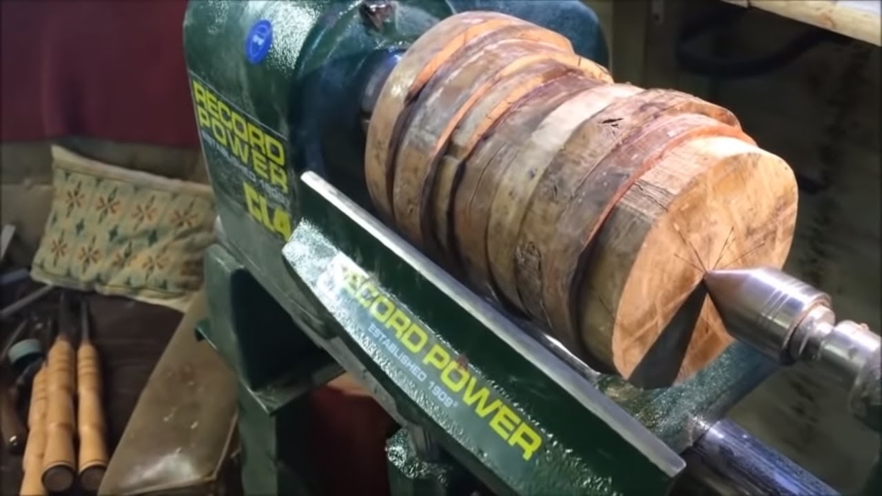 Woodturning - A Large Wonky Wooden Vase
