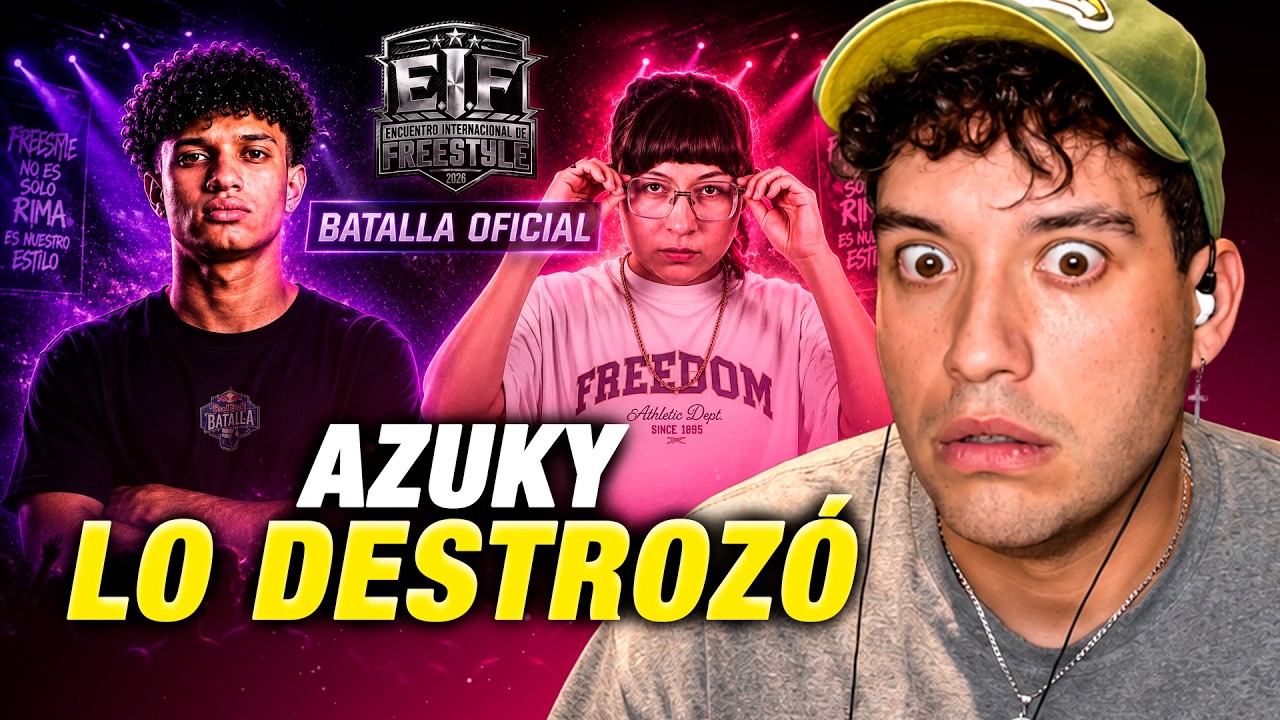 😱 AZUKY LE HIZO EL MINUTO DE SU VIDA A &Eacute;XODO LIRICAL TRAS INTENTAR CONQUISTARLA 😱 BATALL&Oacute;N BRUTAL