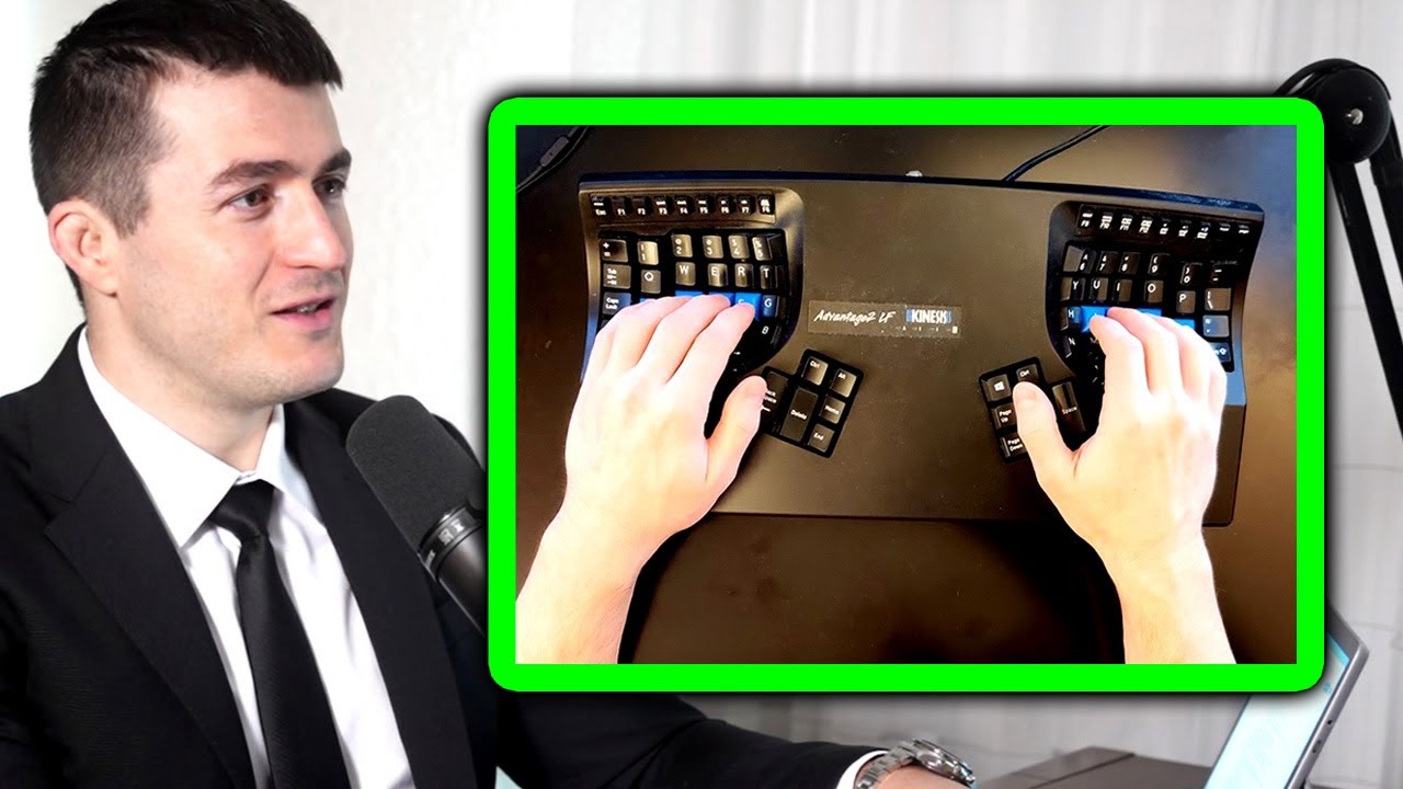Why Lex Fridman uses the Kinesis keyboard