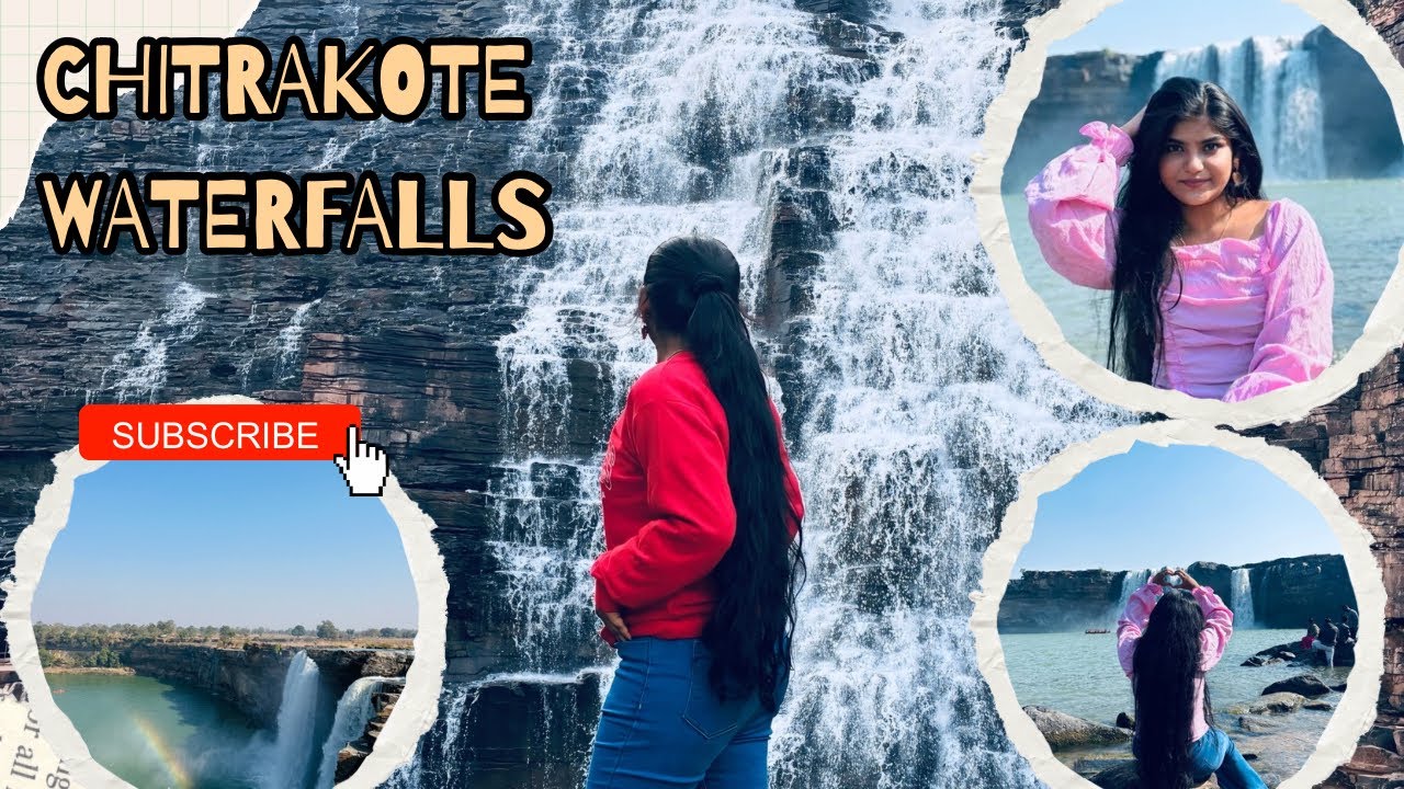 My first vlog❤️Chitrakoot waterfall-Niagara fall of India 🇮🇳 🫶,tirathgarh waterfall , (Chhattisgarh)