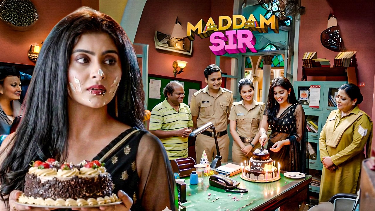 Karishma के Brithday पर ऑफिस  में कटवाया Brithday केक   || MADAM SIR || NEW EPISODE ||