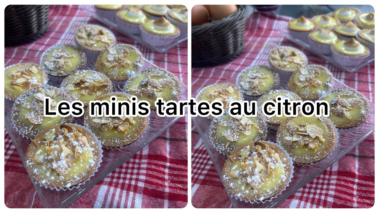 Recette minis tartes au citron