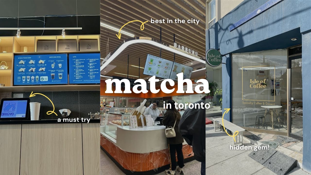 Rating Every Matcha Latte I Could Find in Toronto 🍵