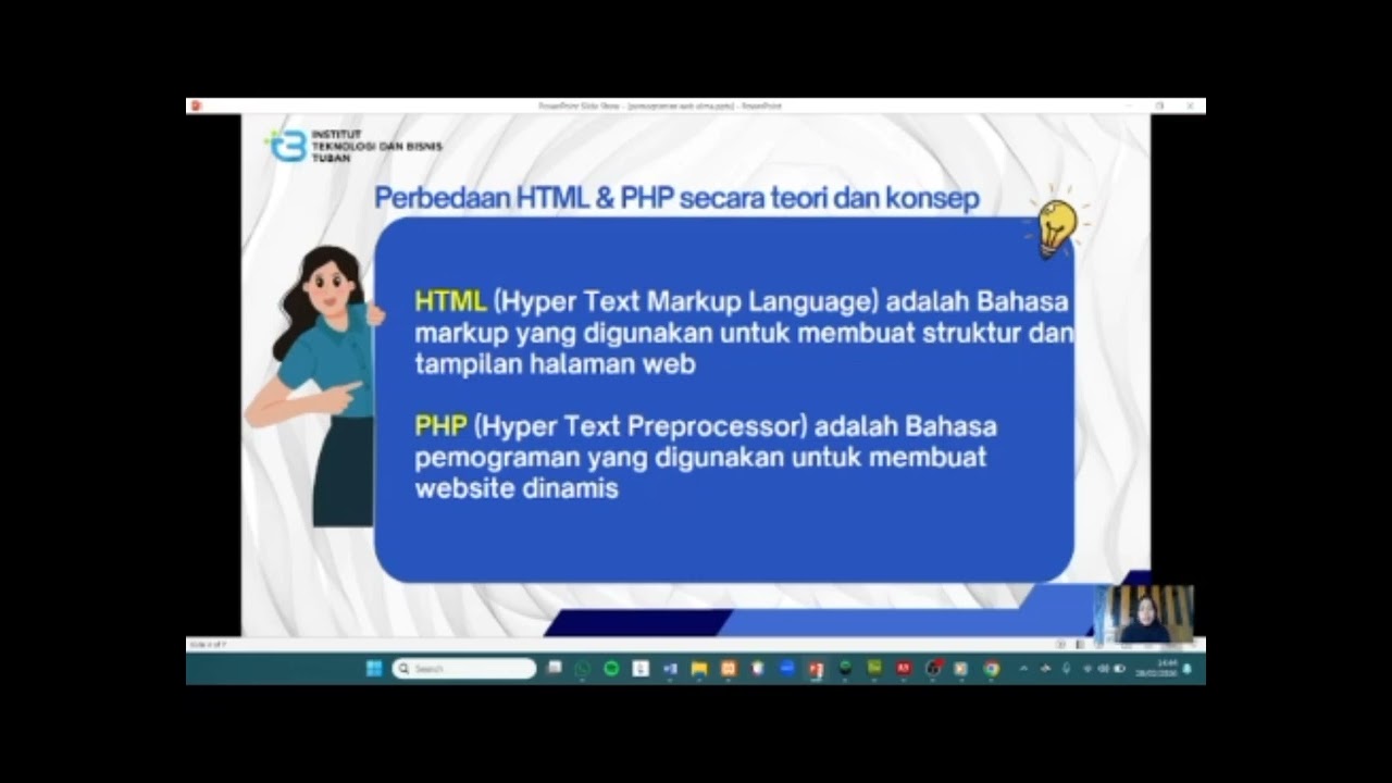 TUGAS 2 PEMOGRAMAN WEB PRAKTIKUM MEMBUAT HTML & PHP