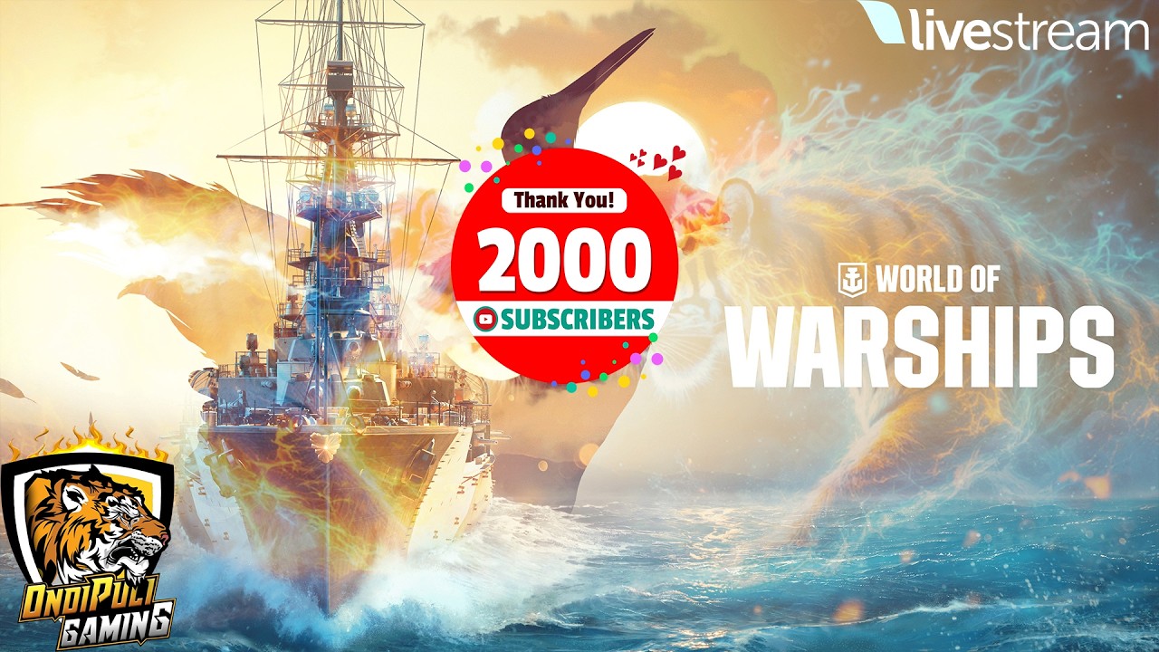 🚢 LIVE NOW – Ondipuli Playing World of Warships | Naval Battles & Funny Moments ⚓🔥 | Tamil Live