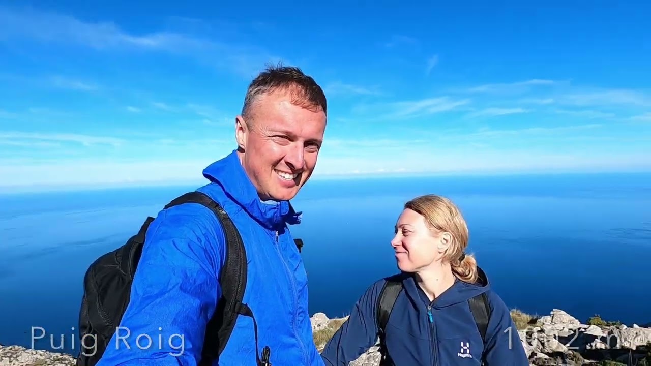 Puig Roig circuit - over the summit and Pas de sa Paret