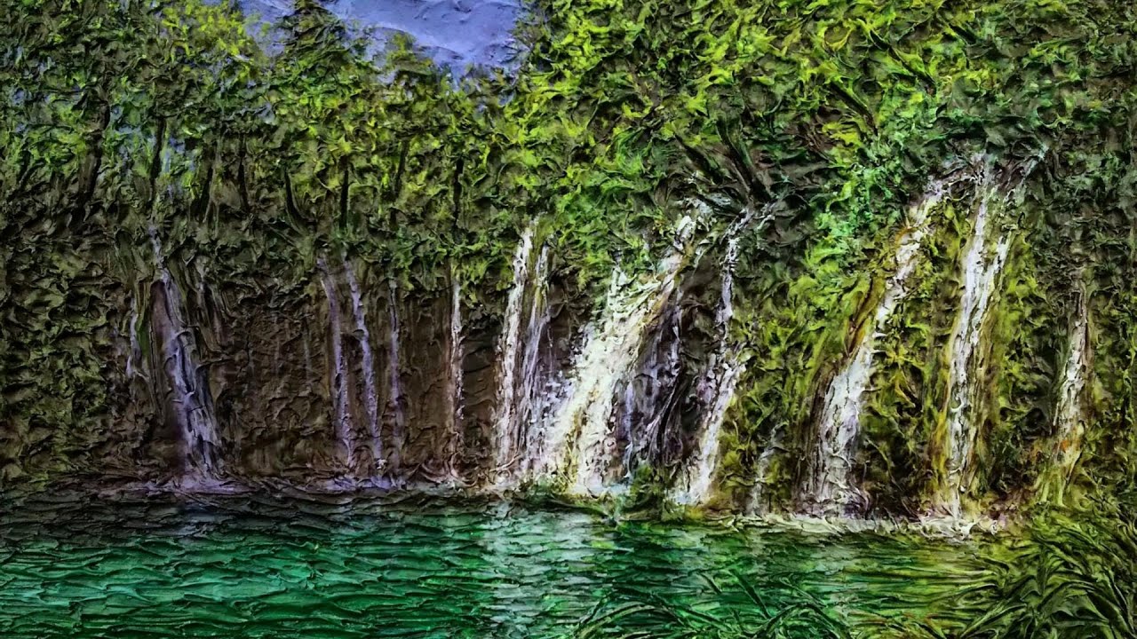 アクリル画｜風景画｜描き方｜作品09_2023【♯39】Acrylic landscape painting｜How to paint｜Work09_2023