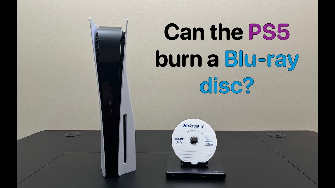 Может ли PS5 записать диск Blu-ray?