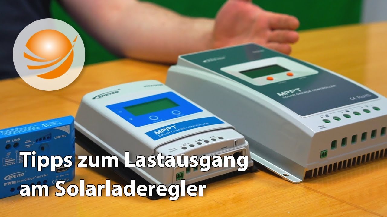 Lastausgang am Solarladeregler