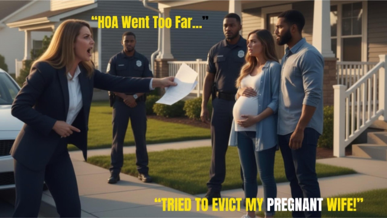 “HOA Tried to Kick My Pregnant Wife Out — But the Court Shocked Everyone!”