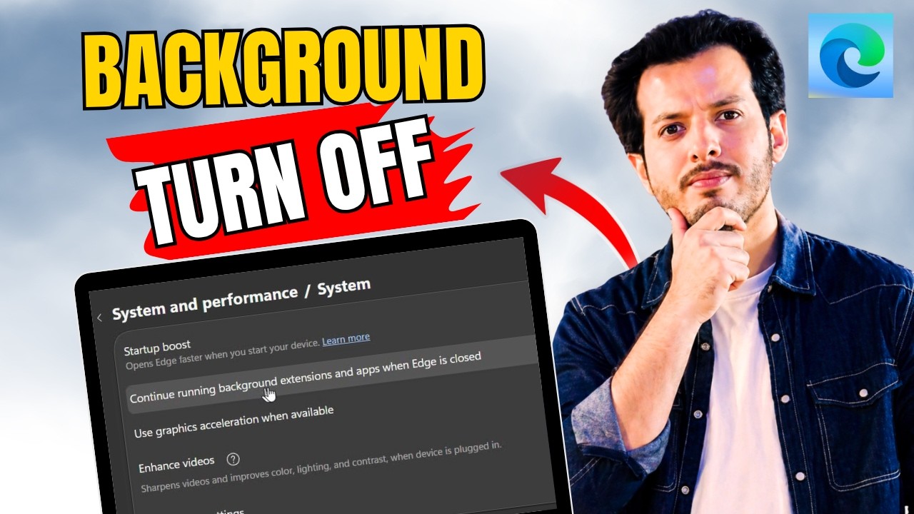 Как включить или отключить фоновые приложения в Microsoft Edge (решение проблемы с производительн...