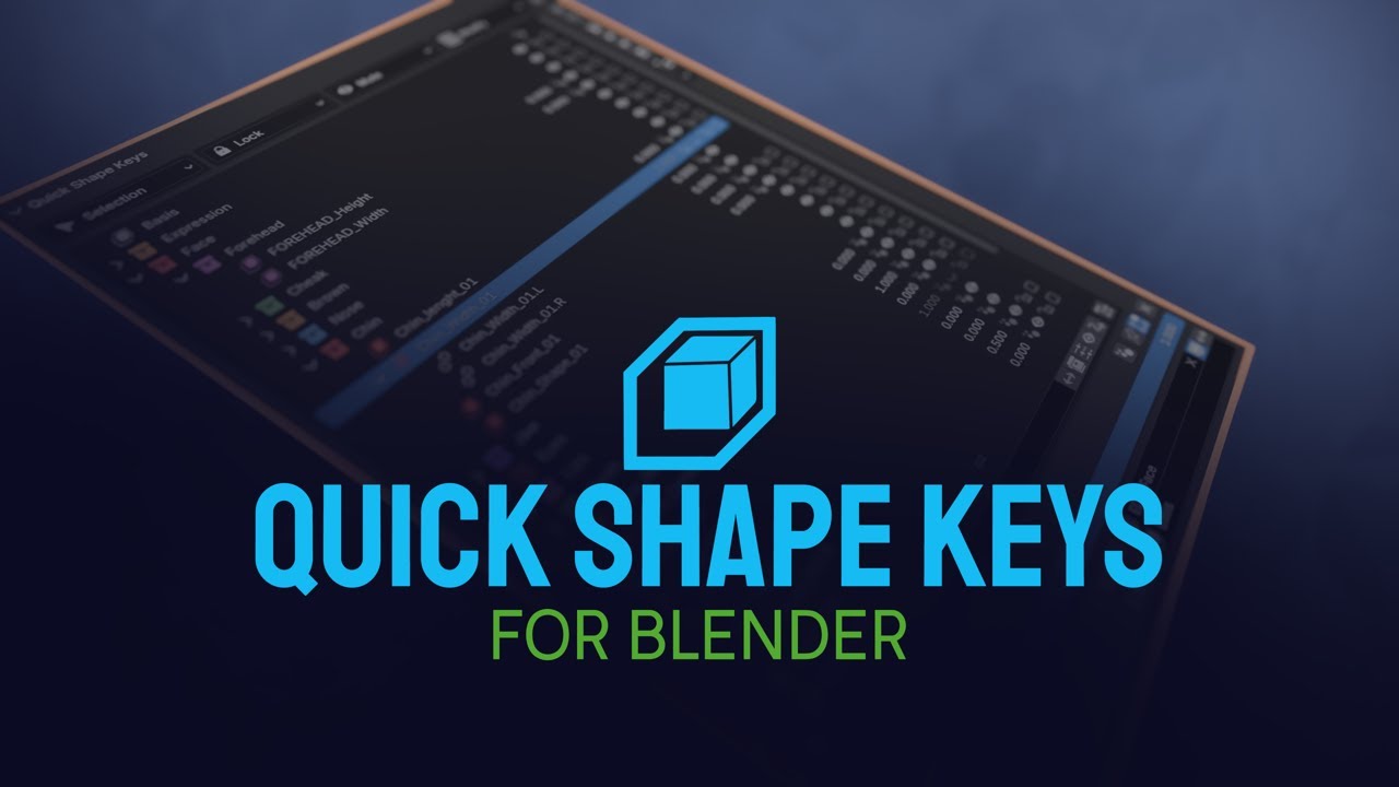Quick Shape Keys Blender Addon