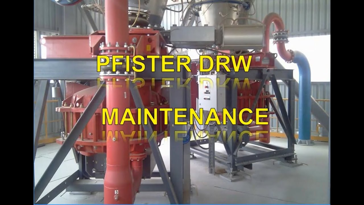 Definition Pfister DRW and steps of maint. disassembly and installation with explanations, pictures