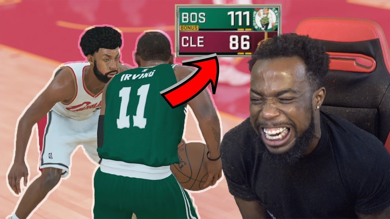 KYRIE IRVING DOMINATES LEBRON JAMES! 1st NBA Game Cavs Vs Celtics Opener NBA 2k18 MyCareer Ep3