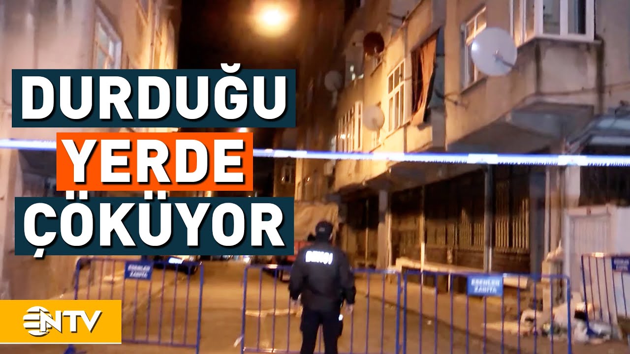 Esenler'de Altı Katlı Bina Çökme Tehlikesi Nedeniyle Boşaltıldı | NTV