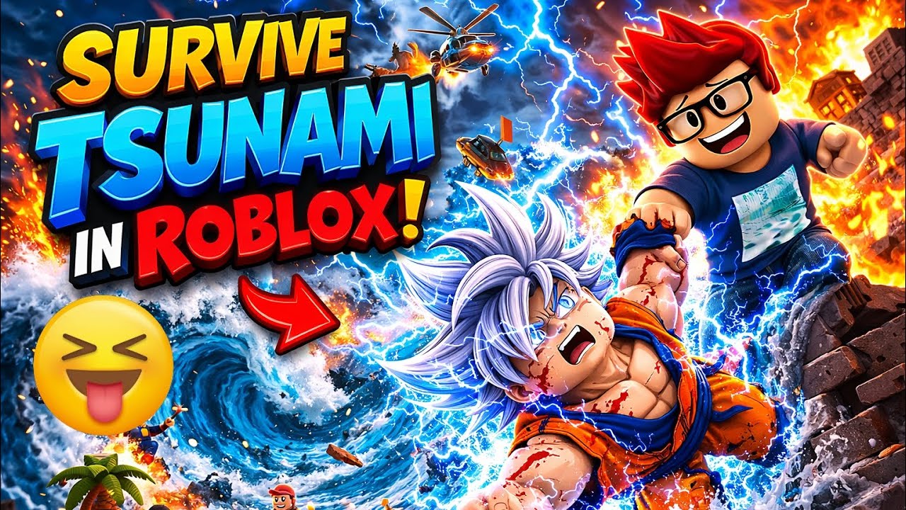 SURVIVE The Tsunami Challenge! 🤯 (Only 1% Can Do This) Roblox Hindi