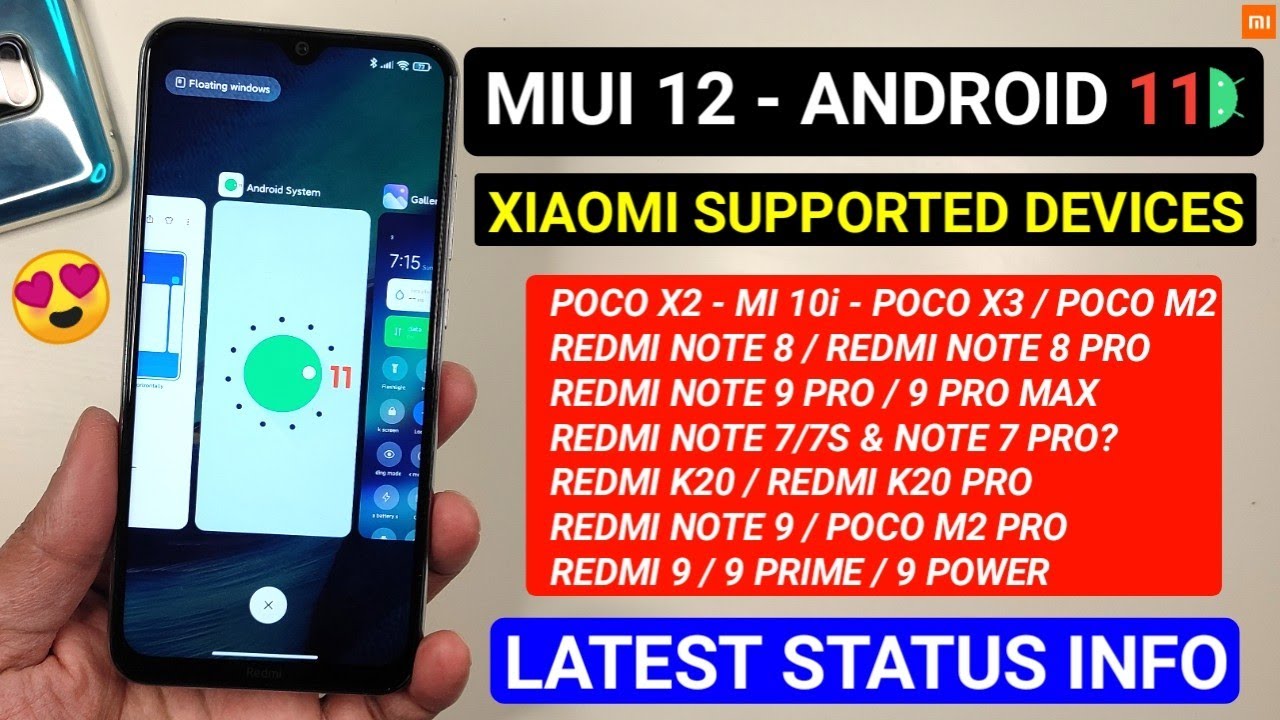 MIUI 12 ANDROID 11 INDIA ROLLOUT | MIUI 12 WITH ANDROID 11 UPDATE STATUS | MIUI 12 WITH ANDROID 11