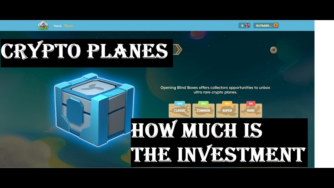 CRYPTO PLANES HOW MUCH IS THE INITIAL INVESTMENT