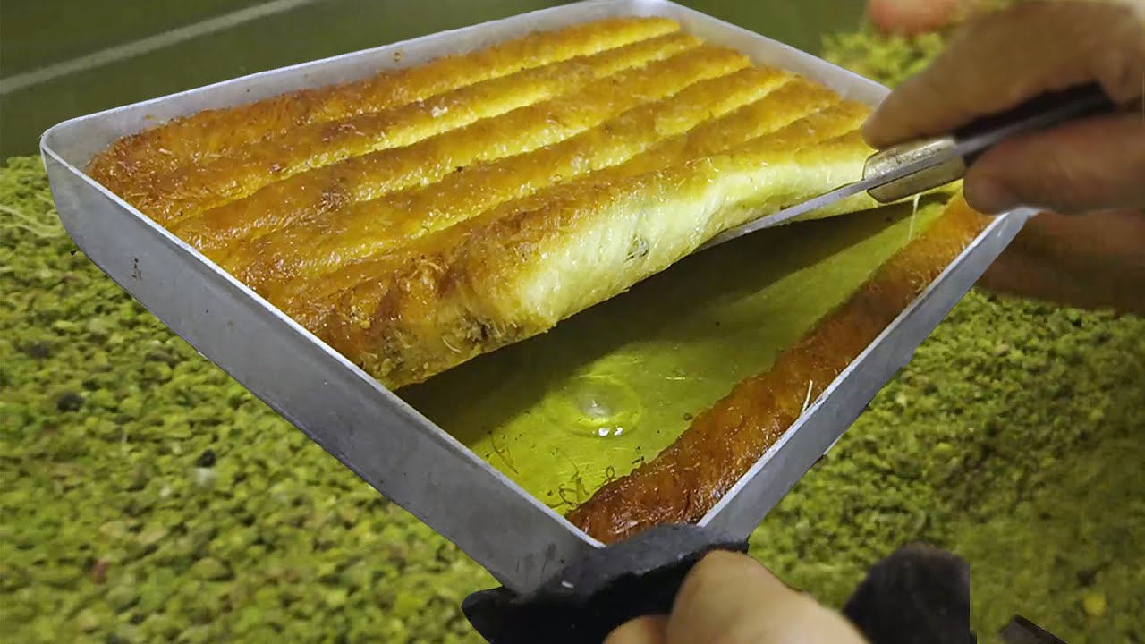 Registered Turkish Desserts!!! with Pistachios - KADAYIF - Sweetest Cuisine ever!