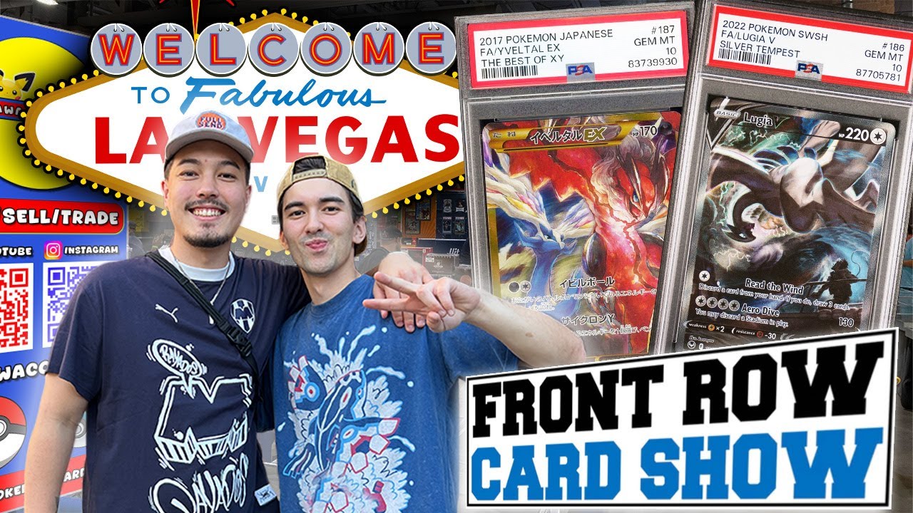 Las Vegas Front Row Card Show Was EPIC! | Pokemon Vendor POV