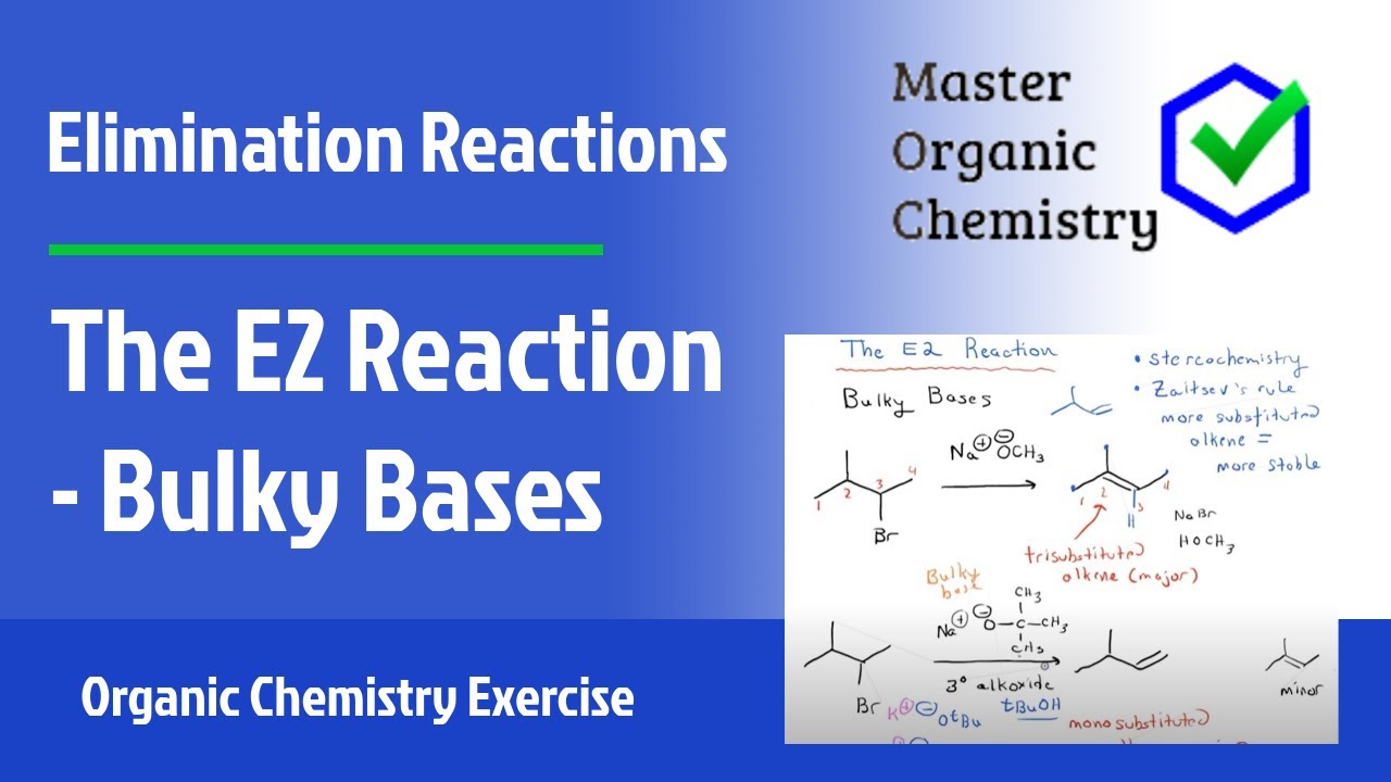 The E2 Reaction - Bulky Bases