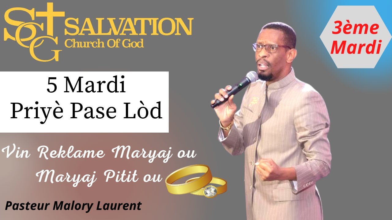 5 Madi Pase Lòd Pou Mariaj! Day #3| Pastor Malory Laurent