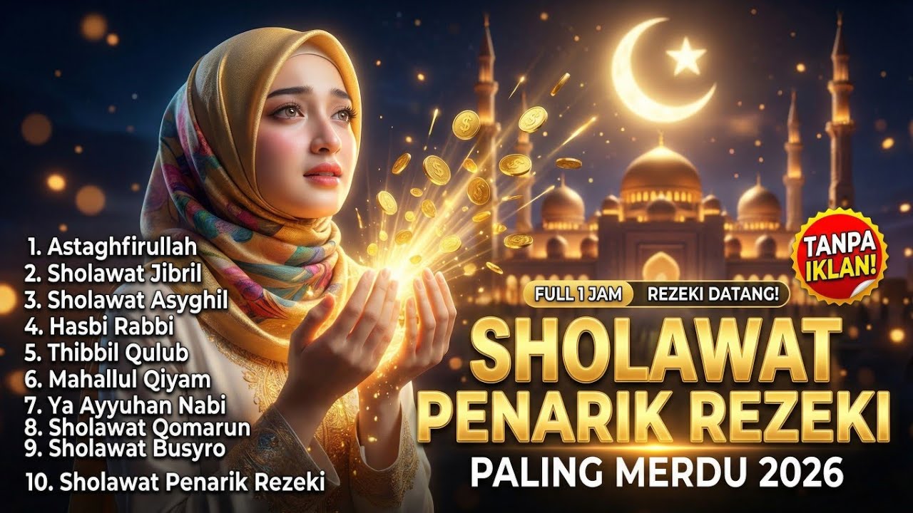 SHOLAWAT NABI PEMBUKA PINTU REZEKI PALING MUSTAJAB [TANPA IKLAN]