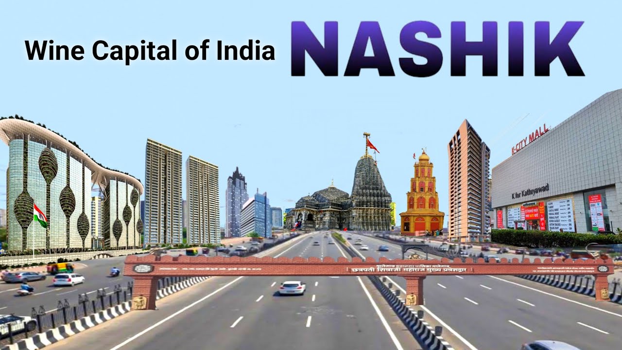 Nashik City - Wine Capital Of India | Nashik City Drone View | Nashik City 4k Cinematic Video 