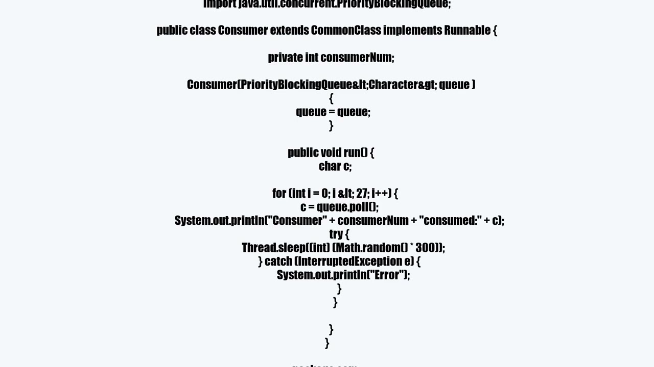 I am getting NullPointerException inside Consumer