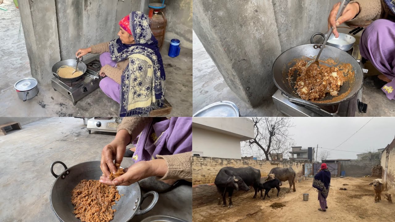ਅੱਜ ਬਣਾਈਆ ਆਪਾ ਖੋਏ ਦੀਆ ਪਿੰਨੀਆ | Khoa Pini at Home