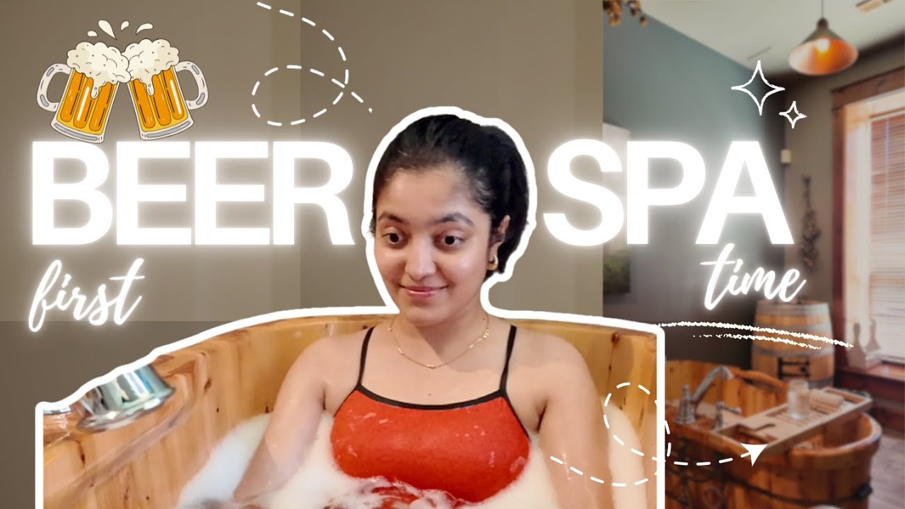 What Happens When You Soak in BEER at a Spa for the FIRST TIME?