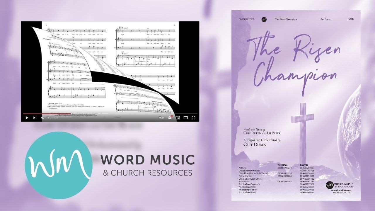 The Risen Champion | arr. Cliff Duren
