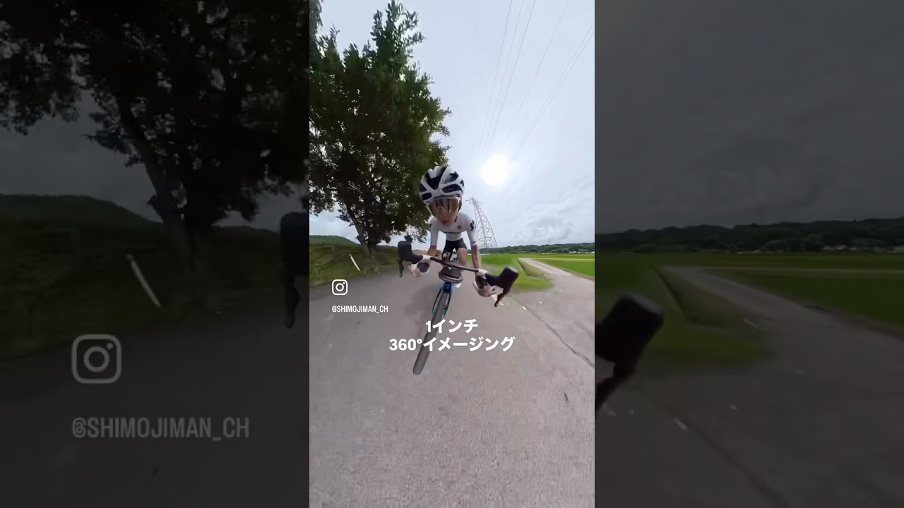 DJI Osmo360をロードバイクで使用してみた #dji #osmo360 #cycling