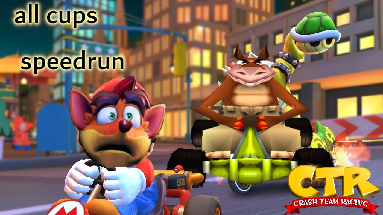 (old) CTR - All Cups Speedrun - Emulator - 44:18