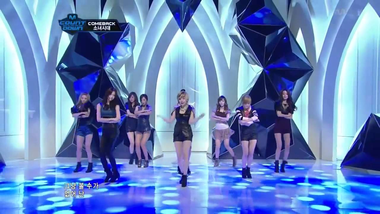 111027 Girls' Generation (SNSD) - The Boys live @M!Countdown. Comeback