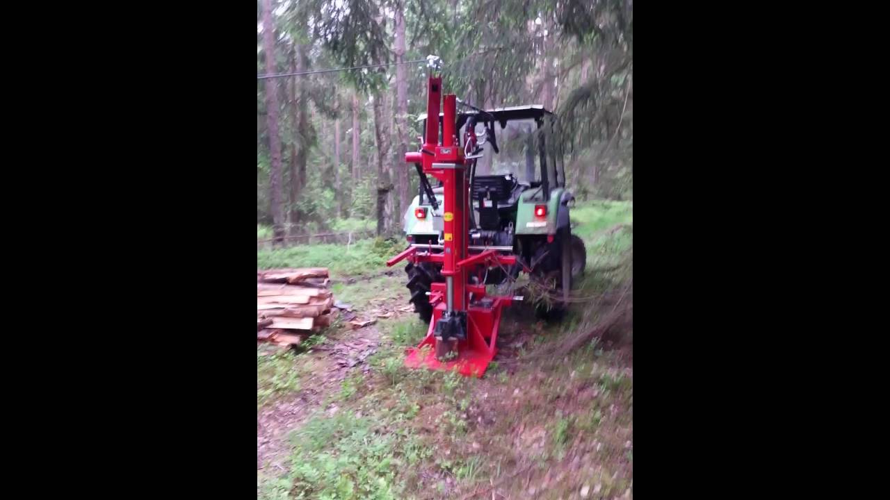 Growi GS14 Holzspalter mit Seilwinde und Deutz