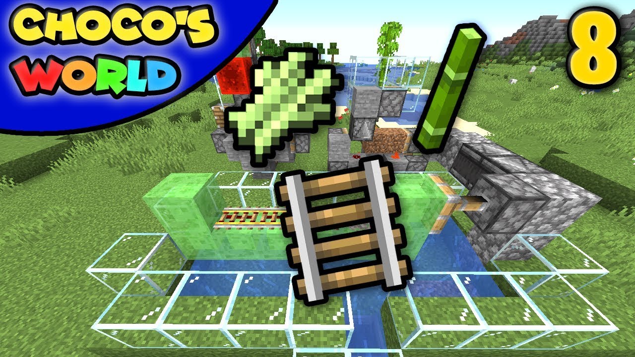 INFINITE Sugar Cane, Bamboo, & Rails | Choco's World (Hardcore Vanilla) | Ep 8