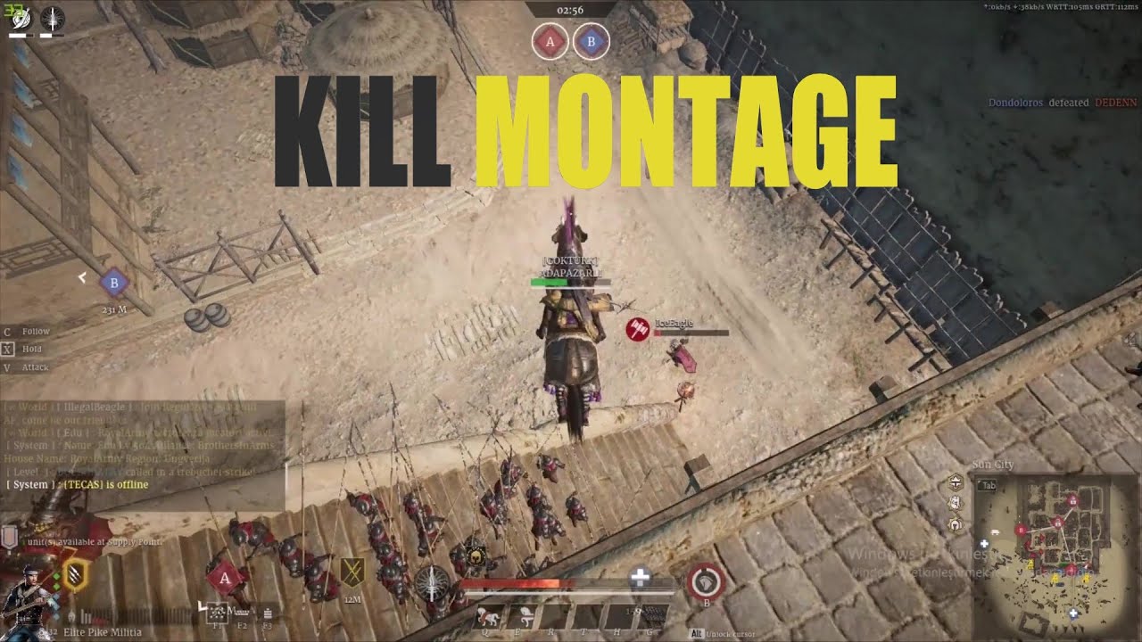 Glaive Spear Poleaxe Kill Montage | Conqueror's Blade | Season VI