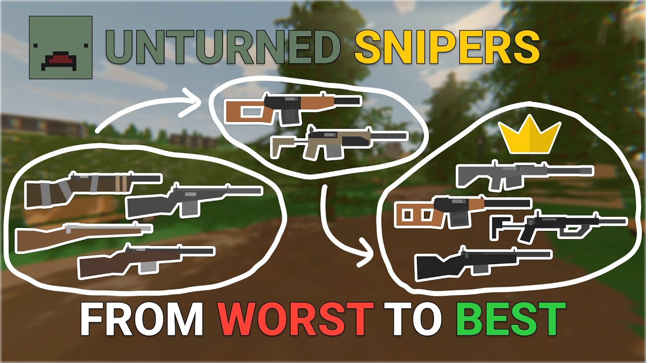 All Unturned Sniper & Long Rifles (Worst to Best)