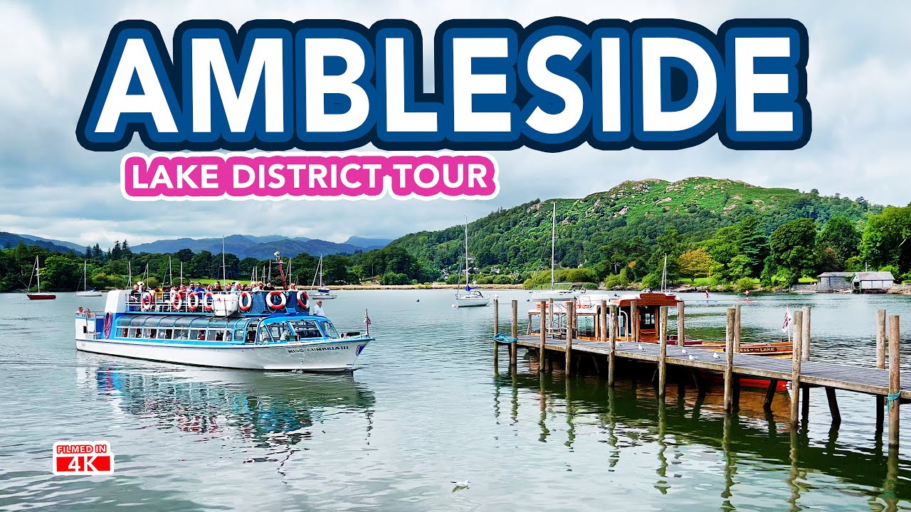 AMBLESIDE Lake Windermere Walk [Lake District UK Tour]
