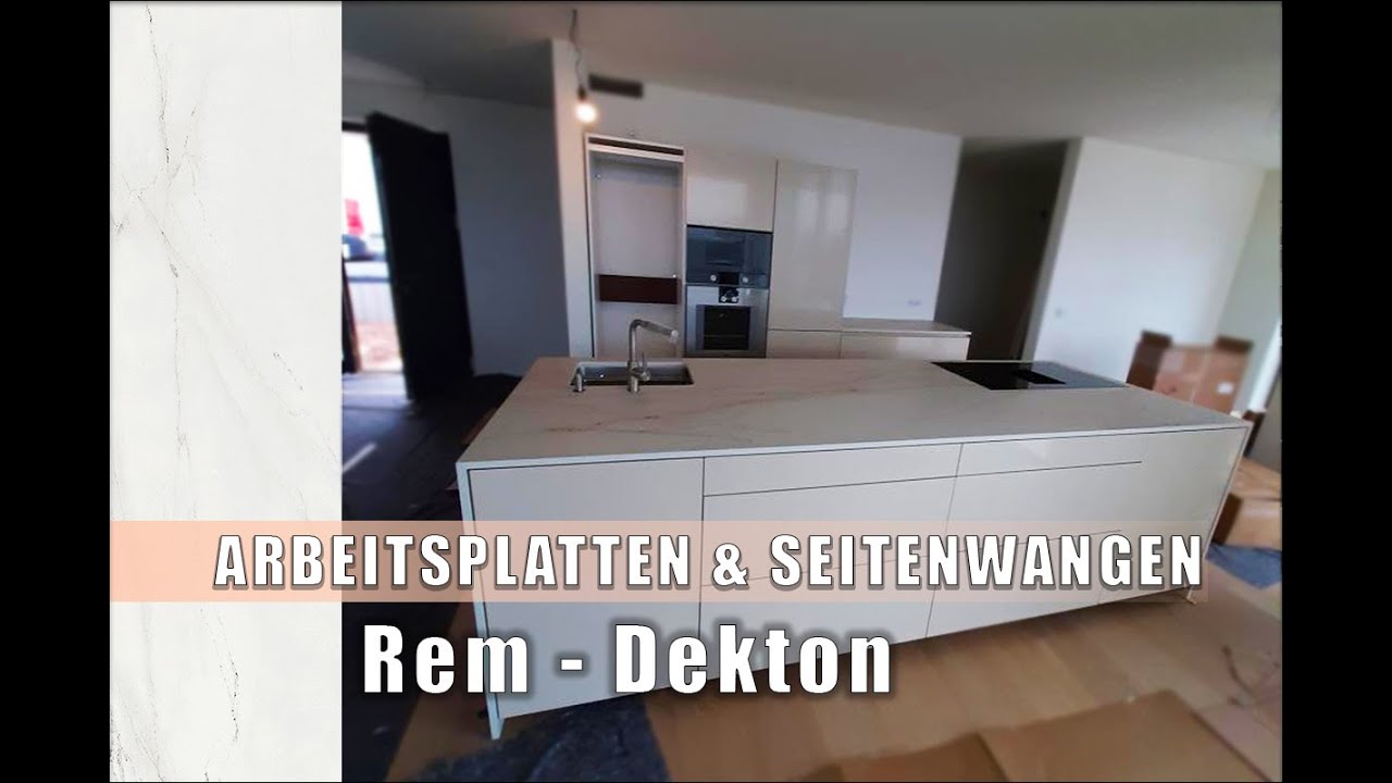 Eschwege Rem Dekton Arbeitsplatten und Seitenwangen