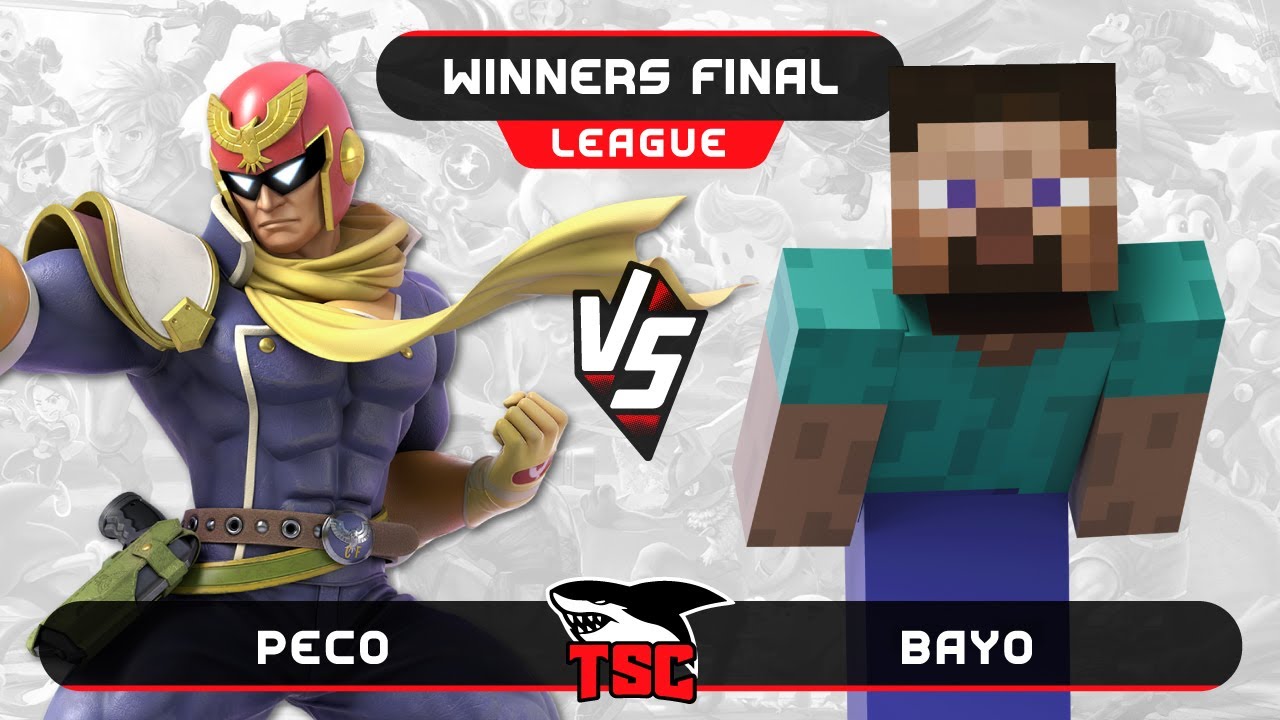Bayo (Steve) vs Peco (Captain Falcon) - Winners Final - Smacho League 16 - SSBU