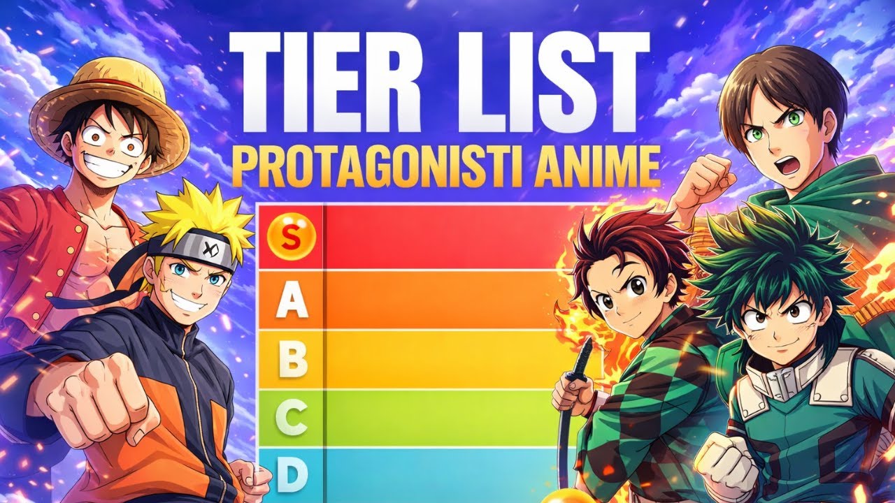 Questa Tier List dei Protagonisti Anime farà ARRABBIARE tutti
