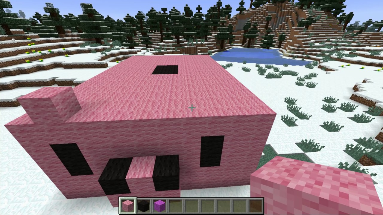 [마인크래프트(Minecraft)] 돼지저금통집을 만들어봐요! 간단 리뷰&플레이 영상