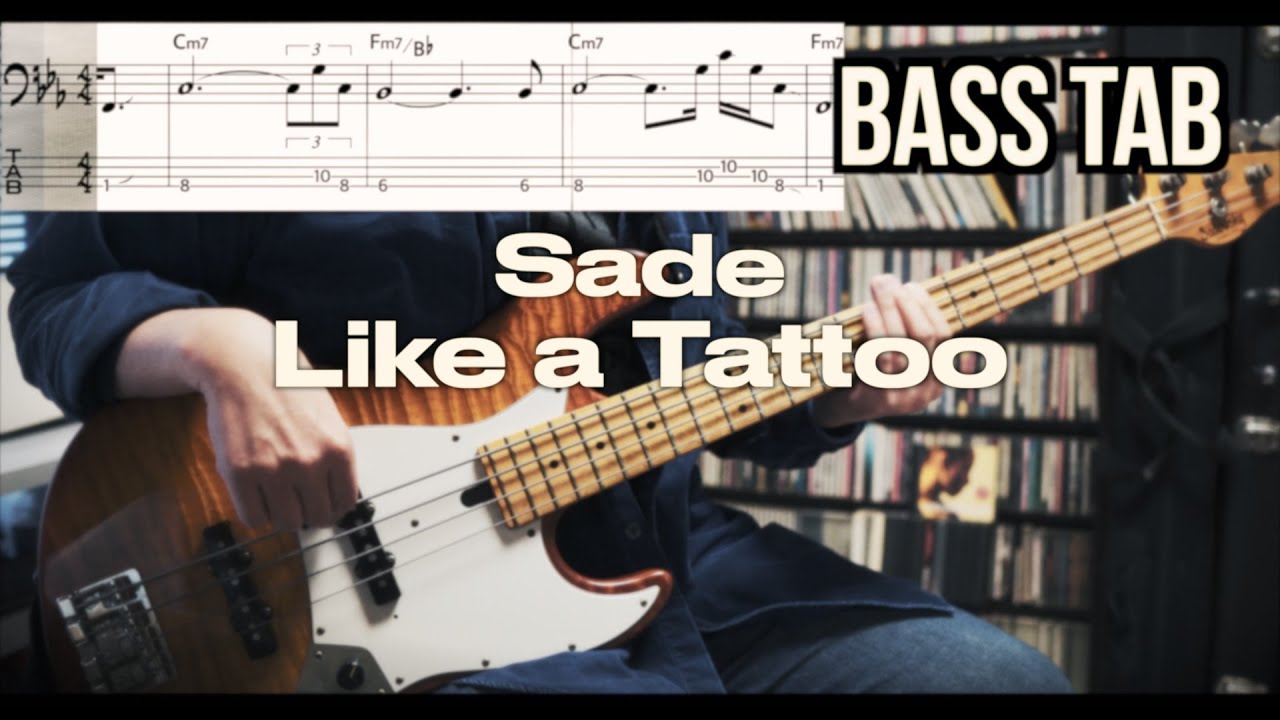 Sade - Like a Tattoo (Bass Cover with TABS) *Get the PDF on Patreon