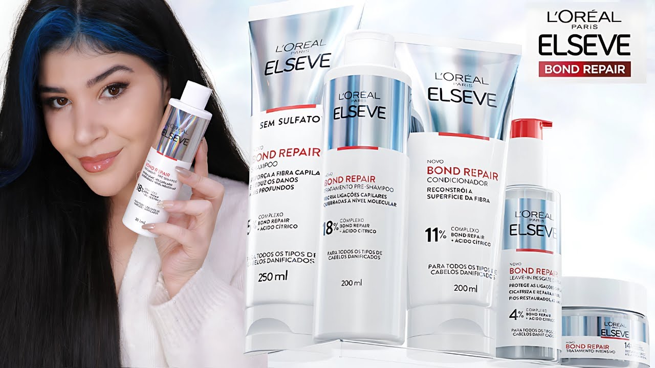 🔴 ELSEVE BOND REPAIR L'Oréal Paris: Fortalece as ligações internas dos fios [Low Poo]