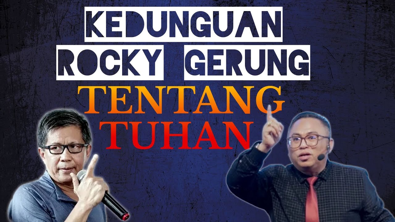 Pdt. Esra Soru : KEDUNGUAN ROCKY GERUNG TENTANG TUHAN #esrasoru #rockygerung #esrasorumenjawab