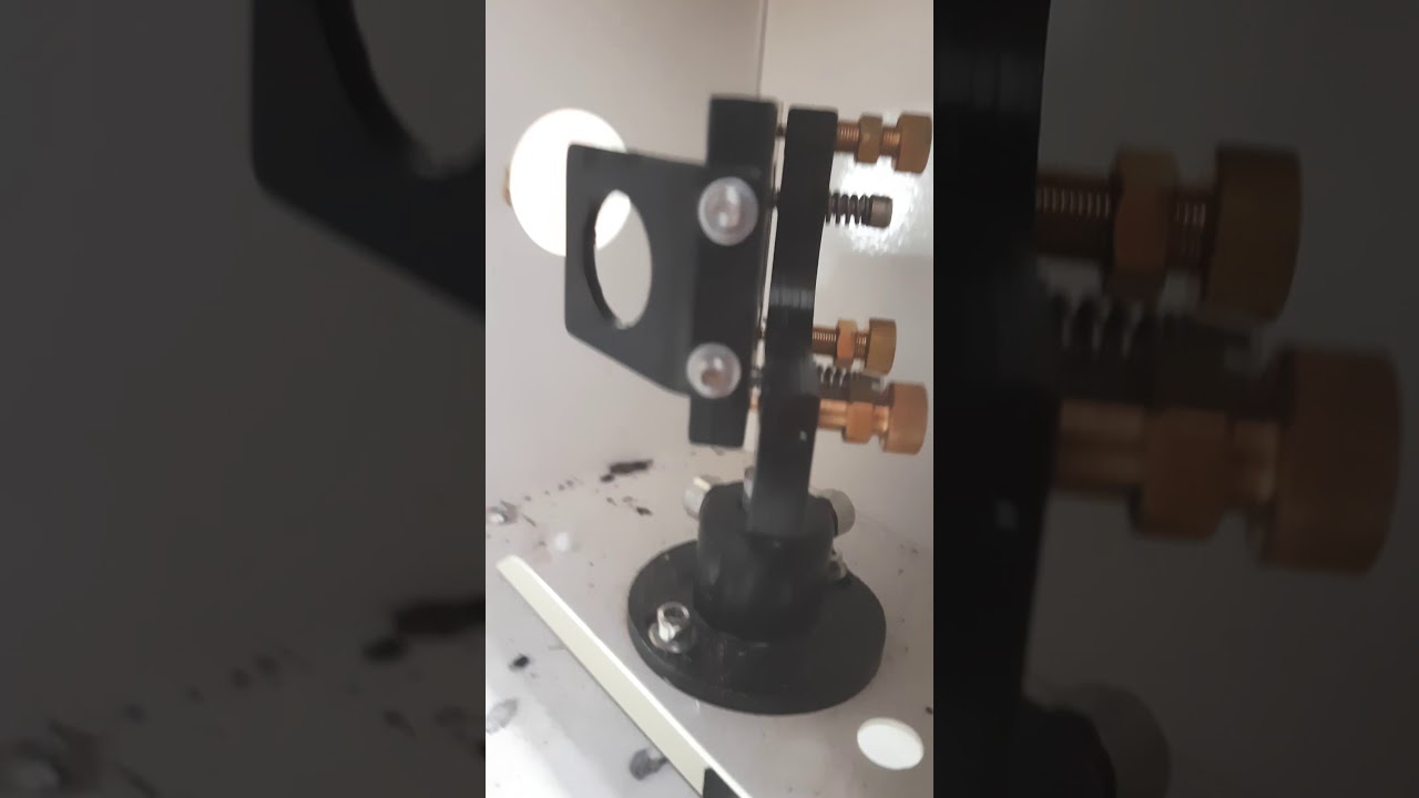 Alinhamento de espelhos laser co2