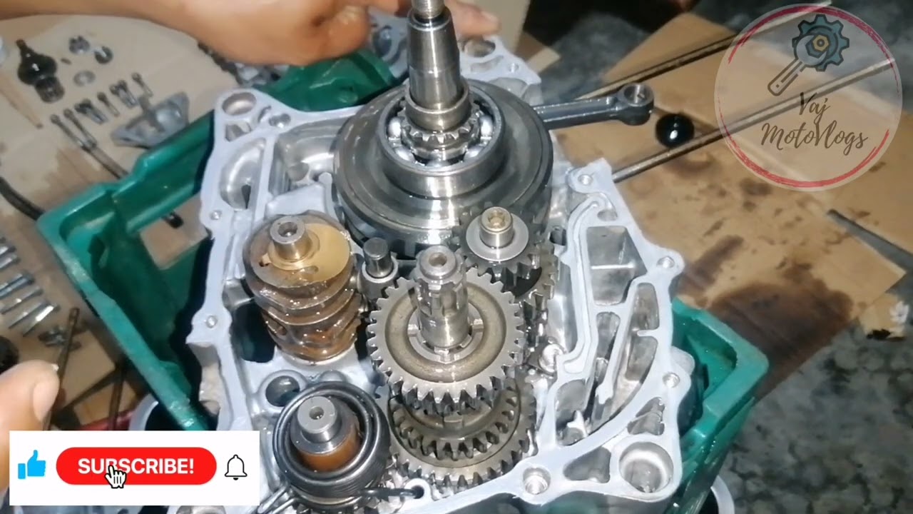CB125 ENGINE ASSEMBLY PART1 - VAJ MOTOVLOG